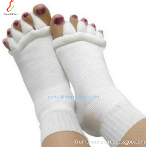 ZRWE26 yoga sock yoga five toes separator toe orthotics sock